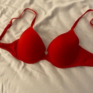Victoria’s Secret PINK Red Push-up Bra in 34D